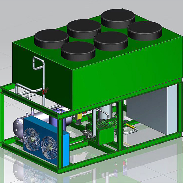 وحدة التبريد بالغرفة الباردة وحدة تكثيف الضاغط الصناعي